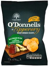 O'DONNELLS CRISPS CHEESE & ONION 125G