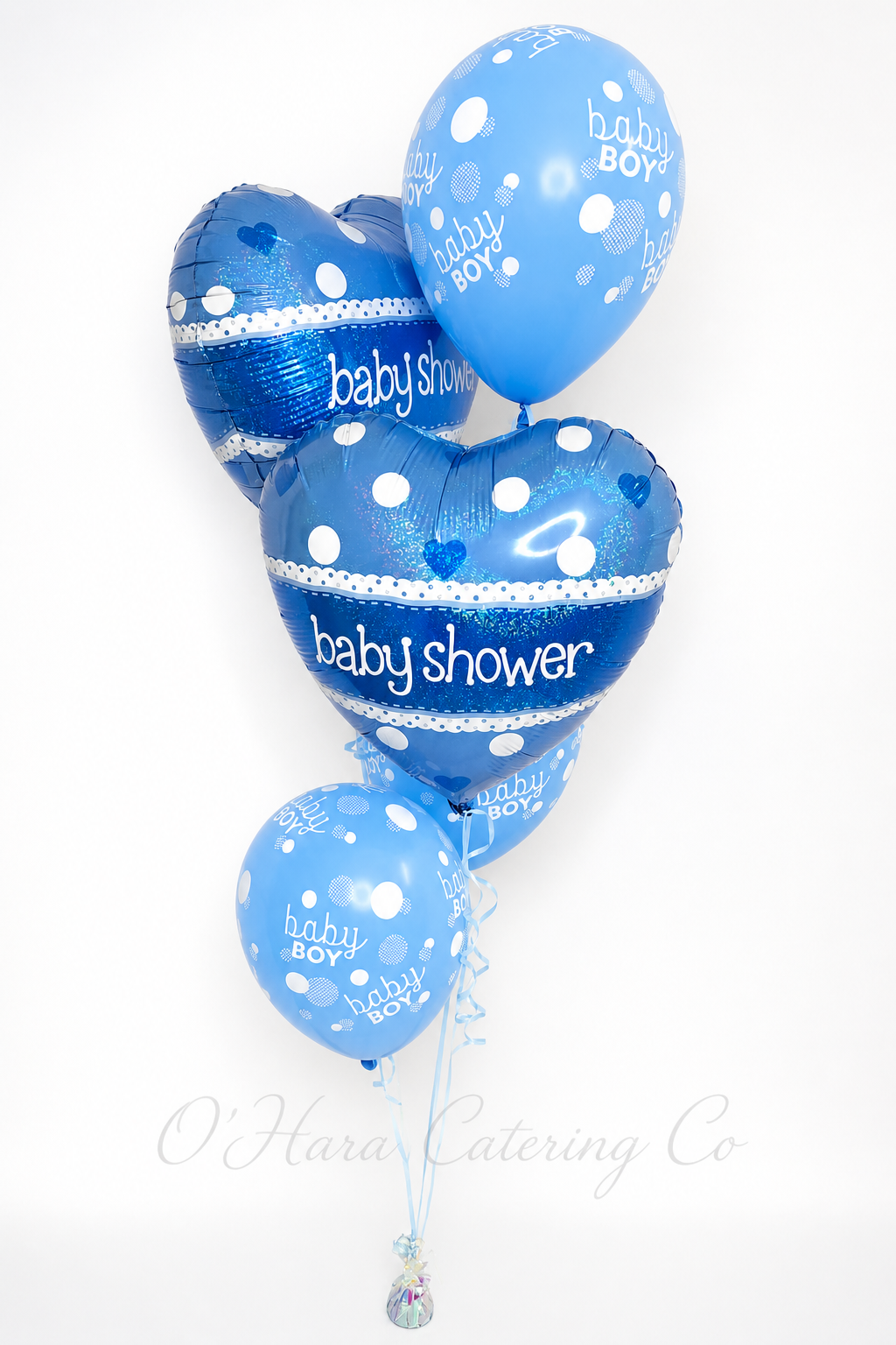 Classic Balloon bouquet 5 piece(3 latex & 2 foil)